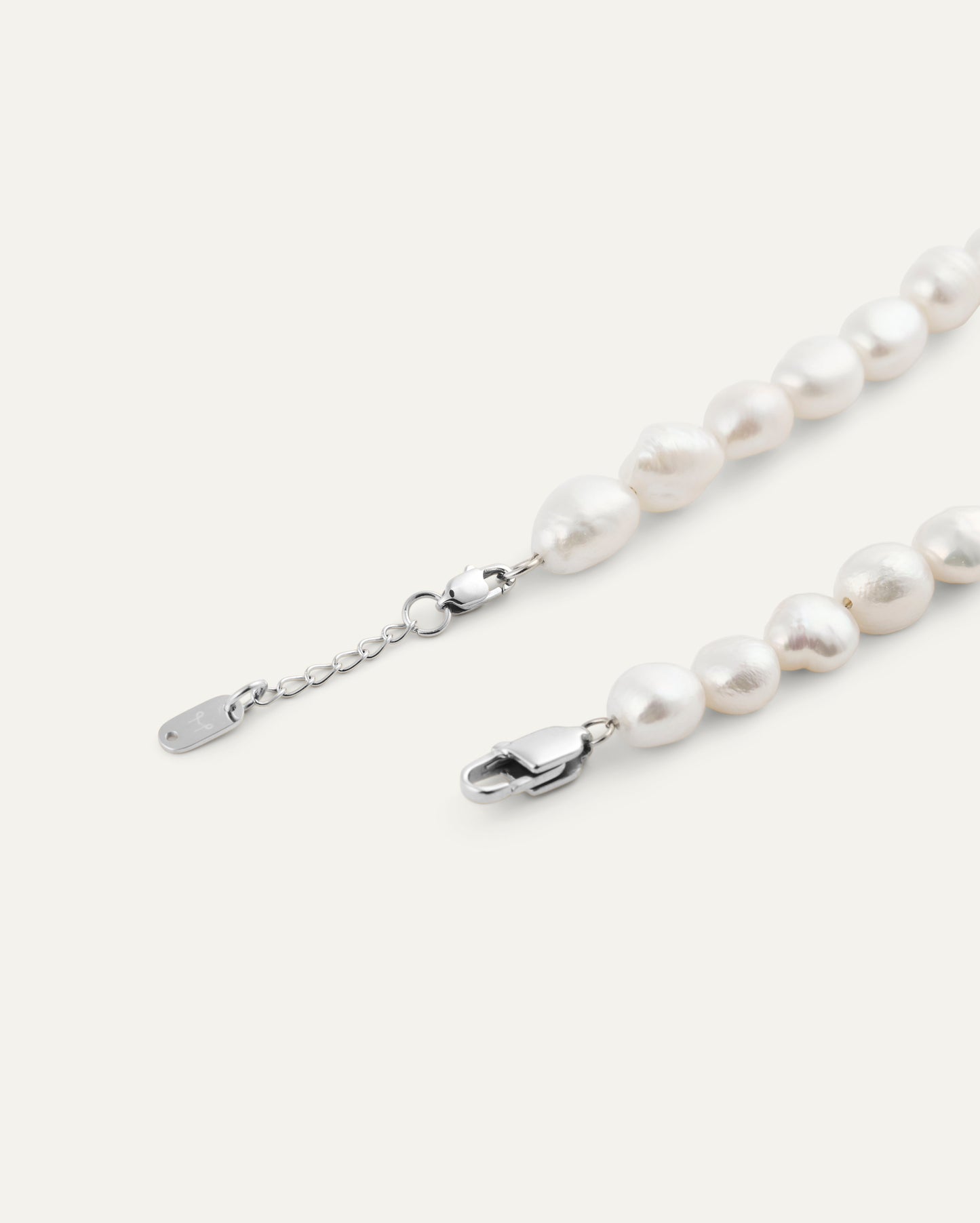 Aura Pearl Steel Necklace