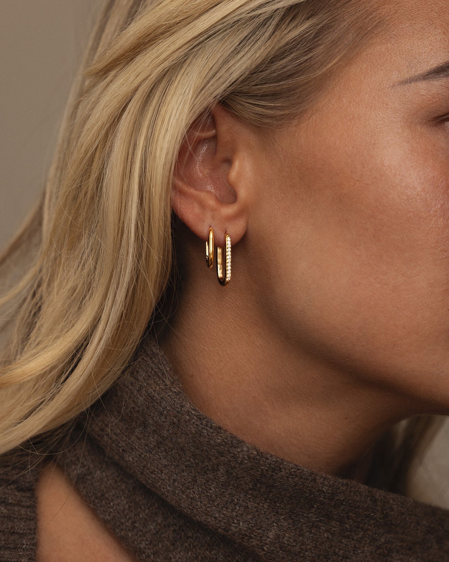 Sparkle Small U-Hoops