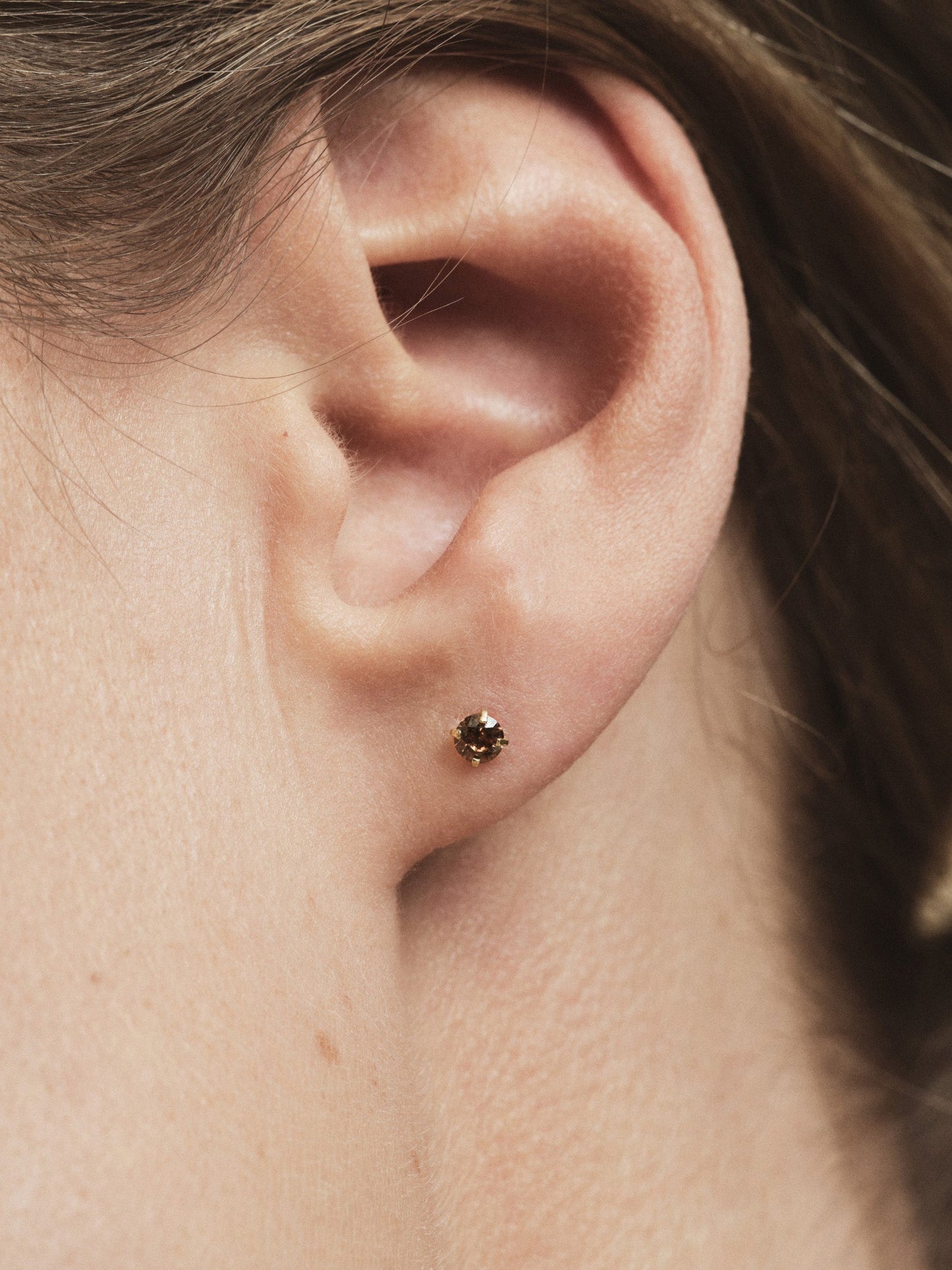 Jolie Coffee Small Studs