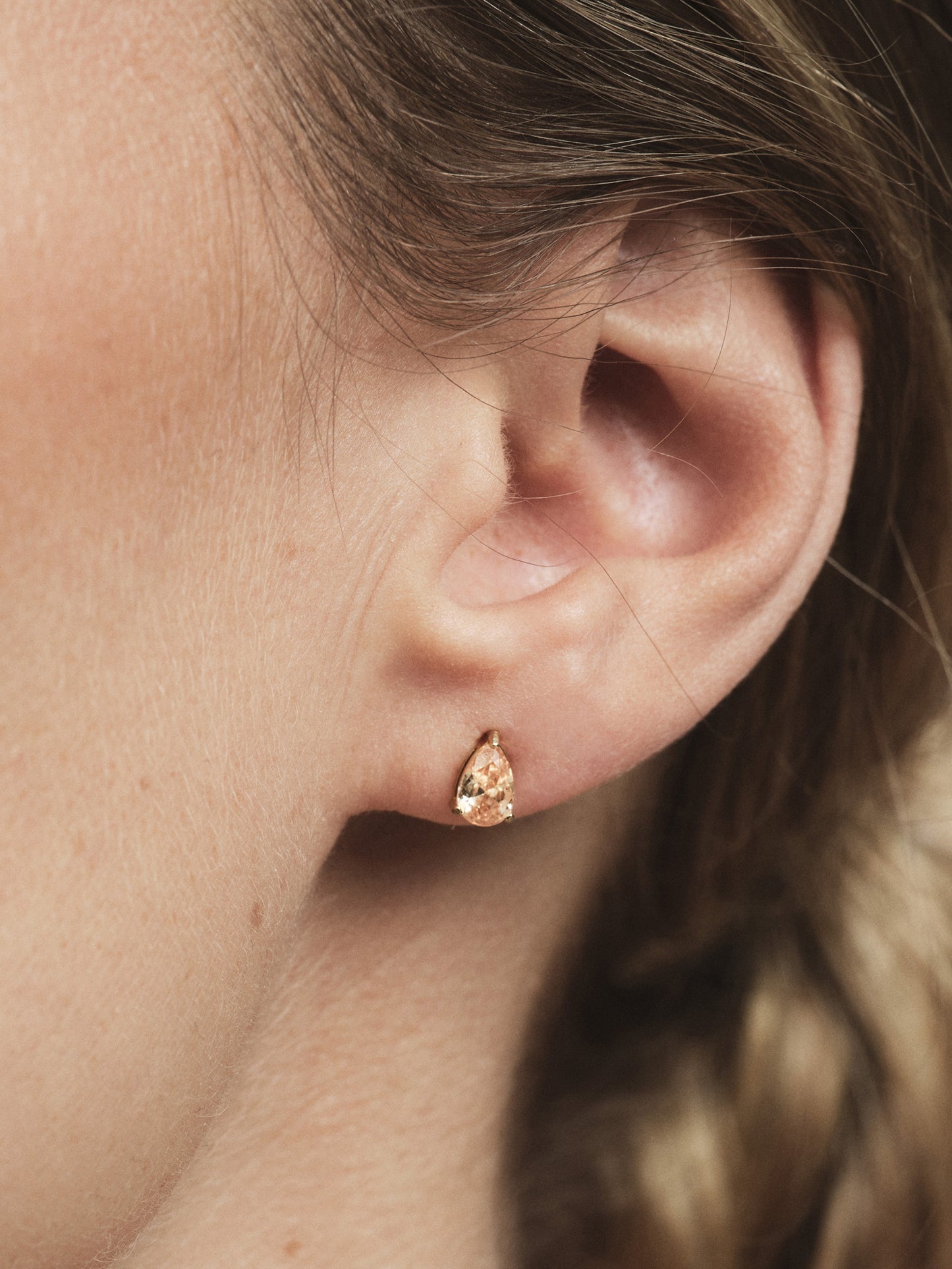 Belle Champagne Small Studs