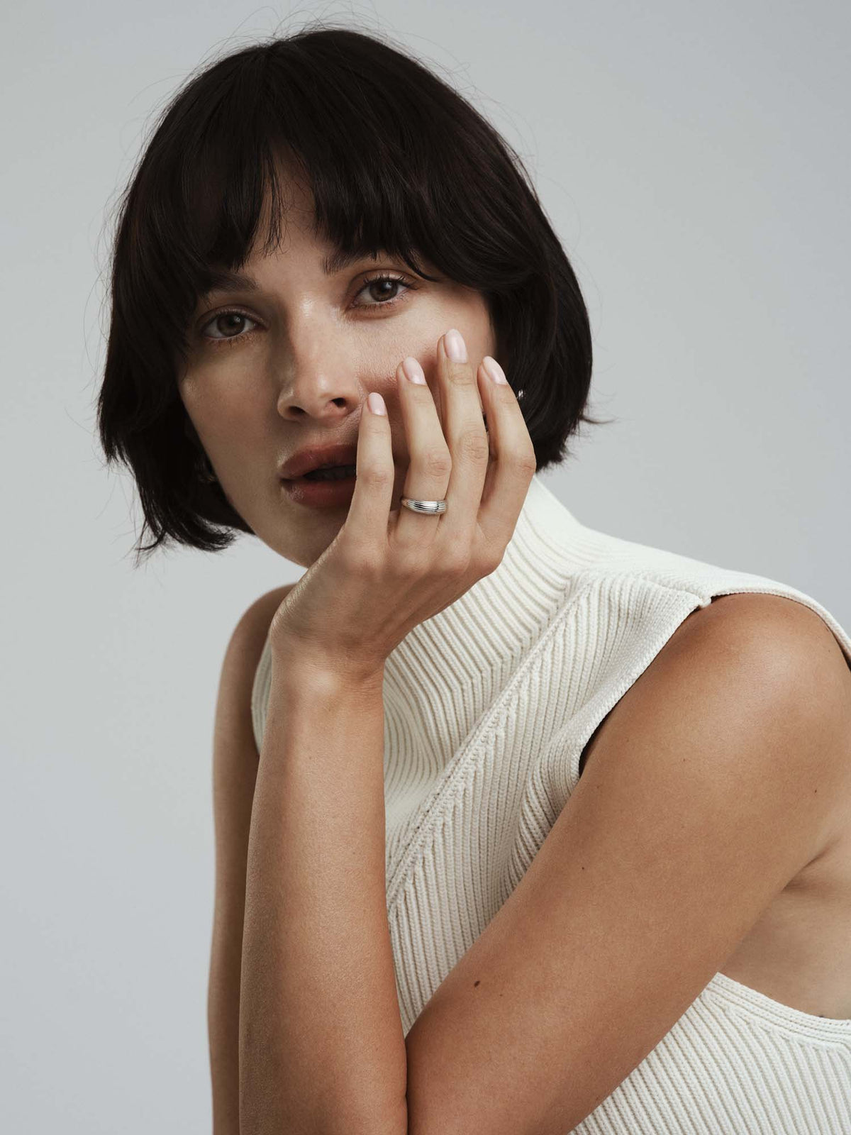 Edge Ribbed Ring