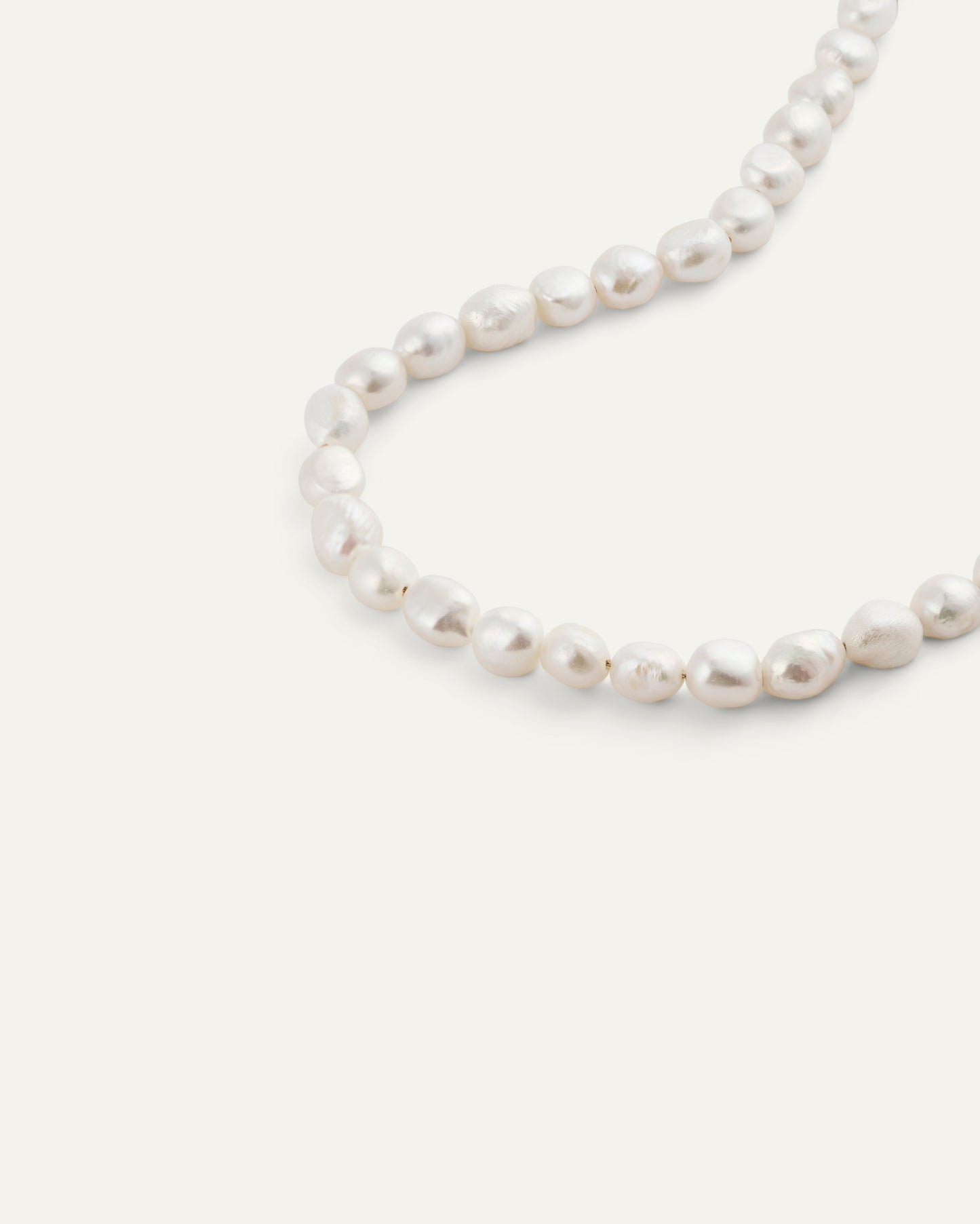 Aura Pearl Steel Necklace