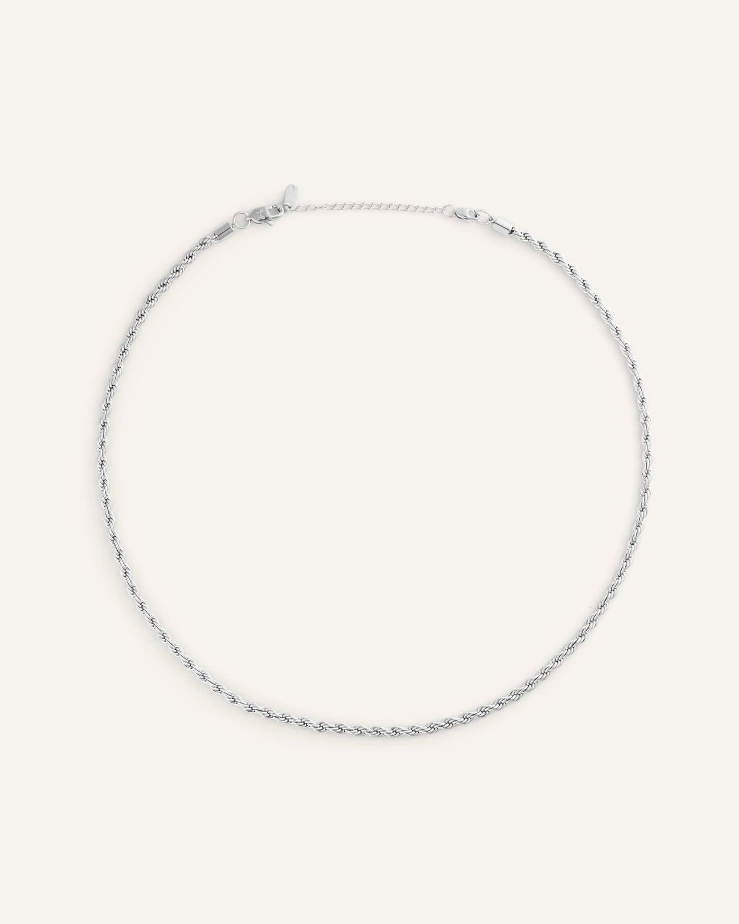 Bold Rope Chain Steel Necklace