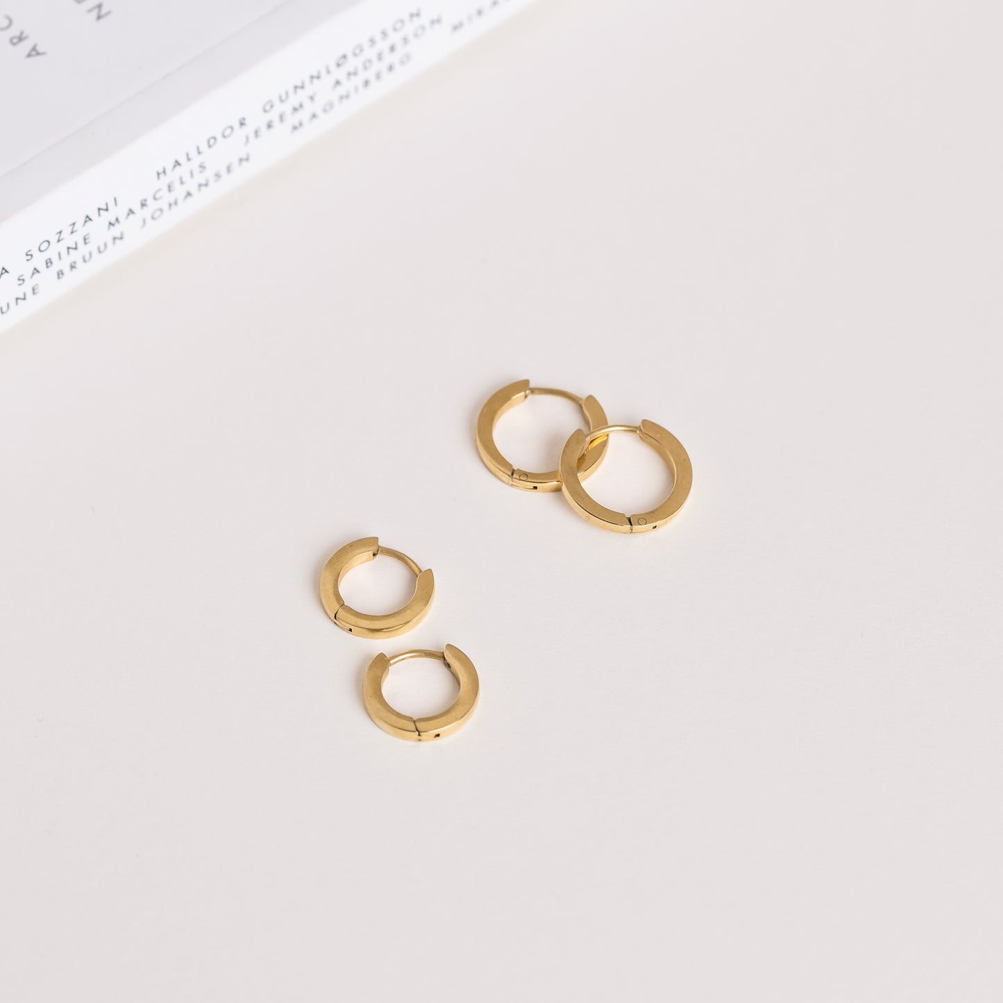 Classic Gold Hoops Medium