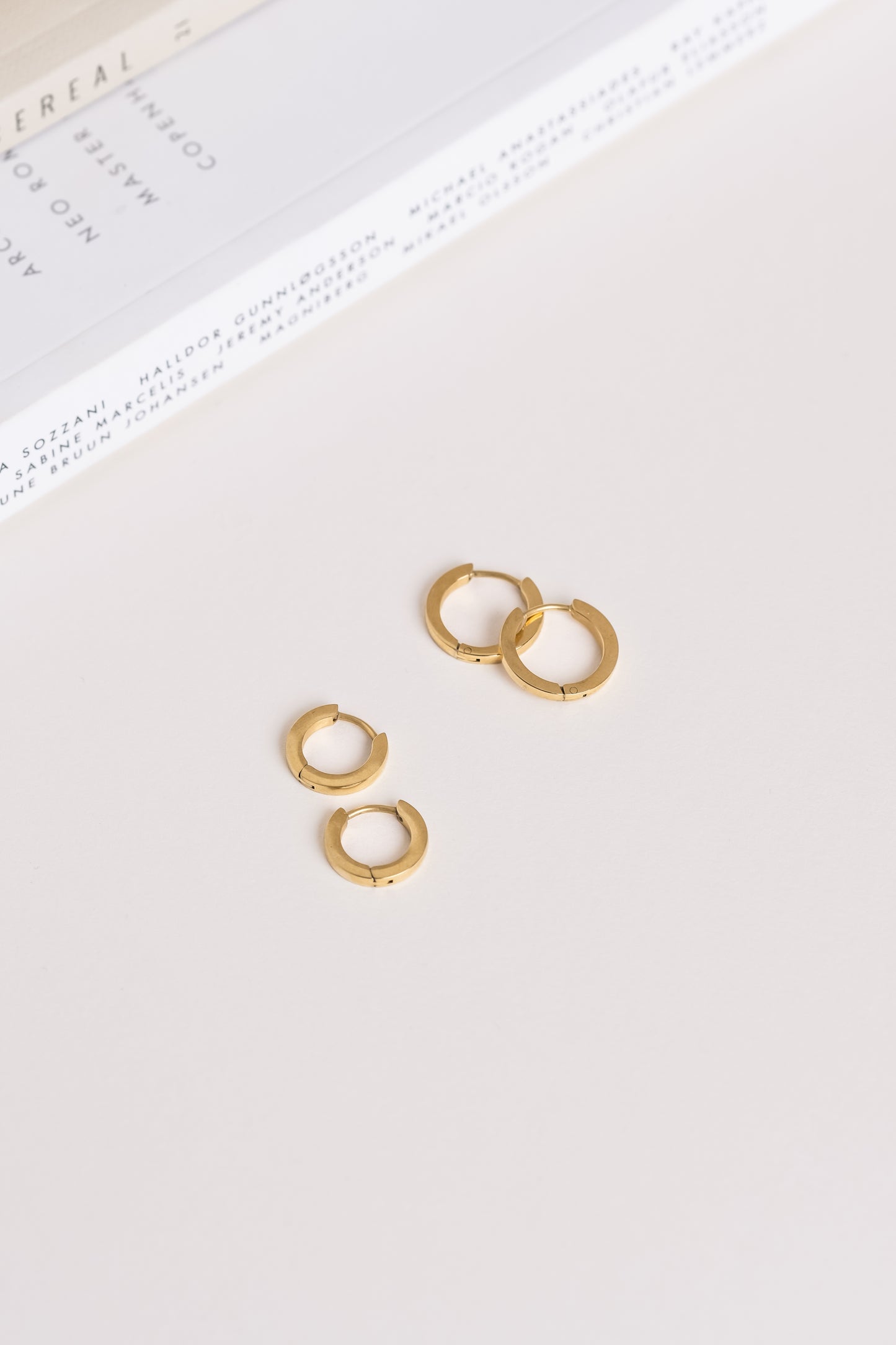 Classic Gold Hoops Medium