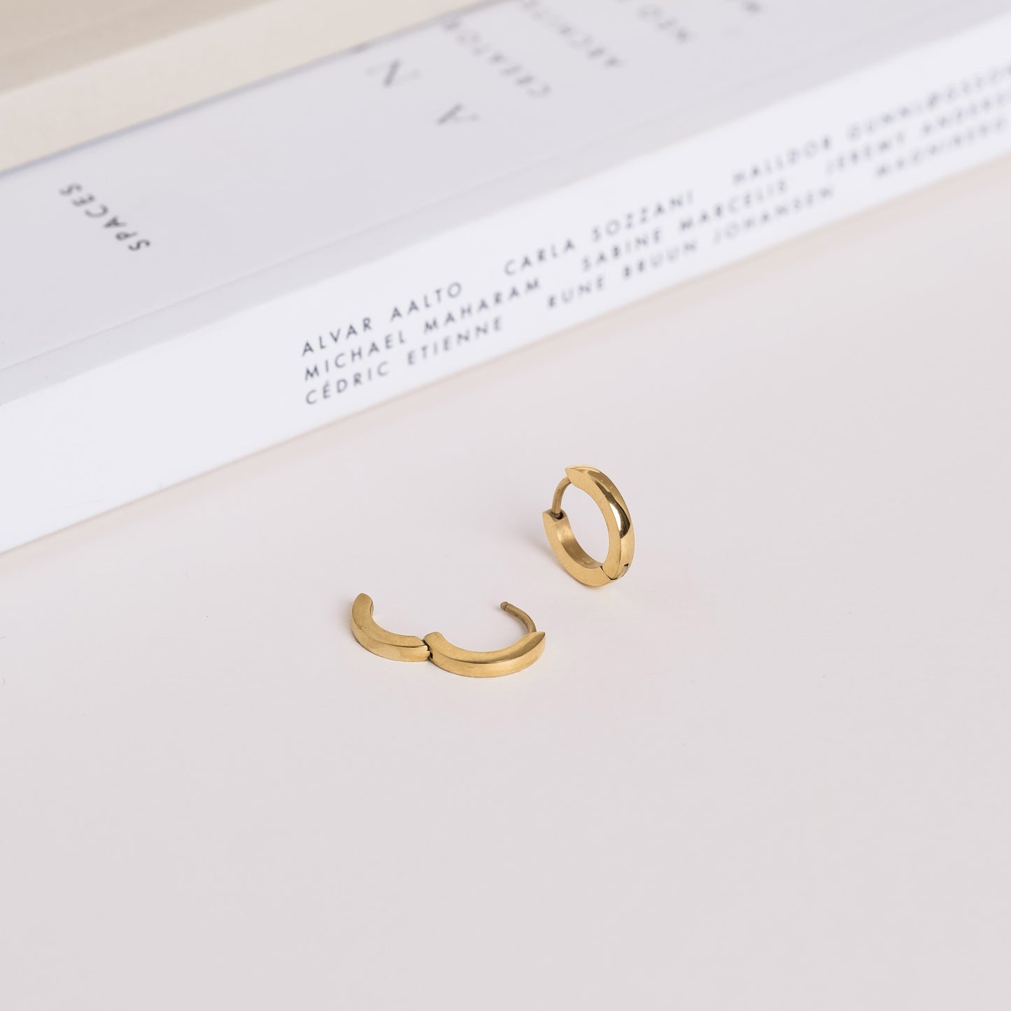 Shiny Gold Hoops Small