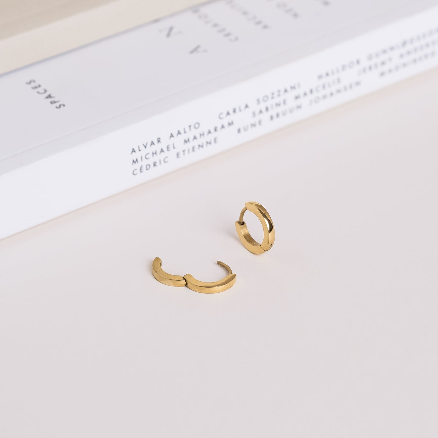 Shiny Gold Hoops Small