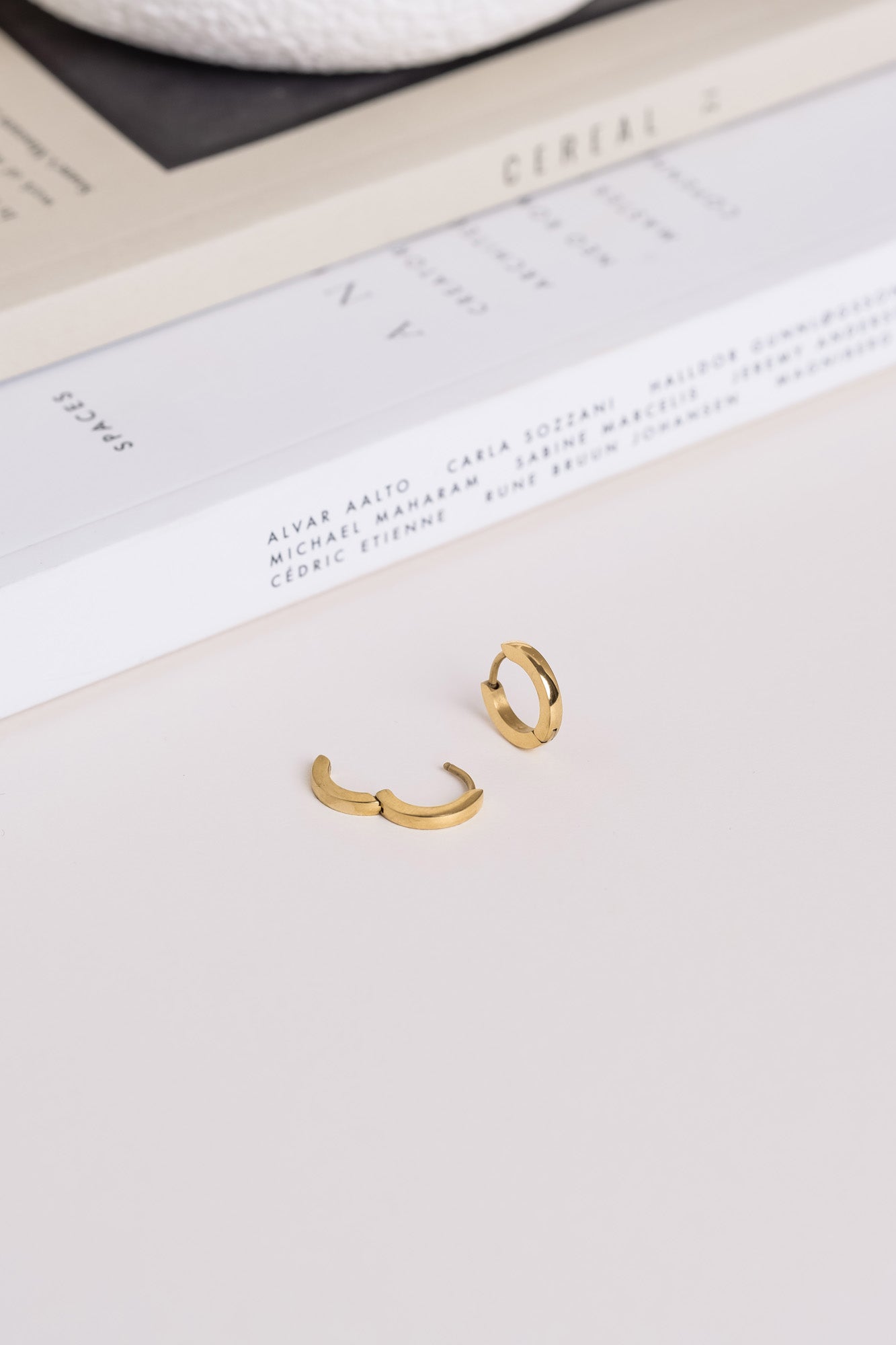 Classic Gold Hoops Medium