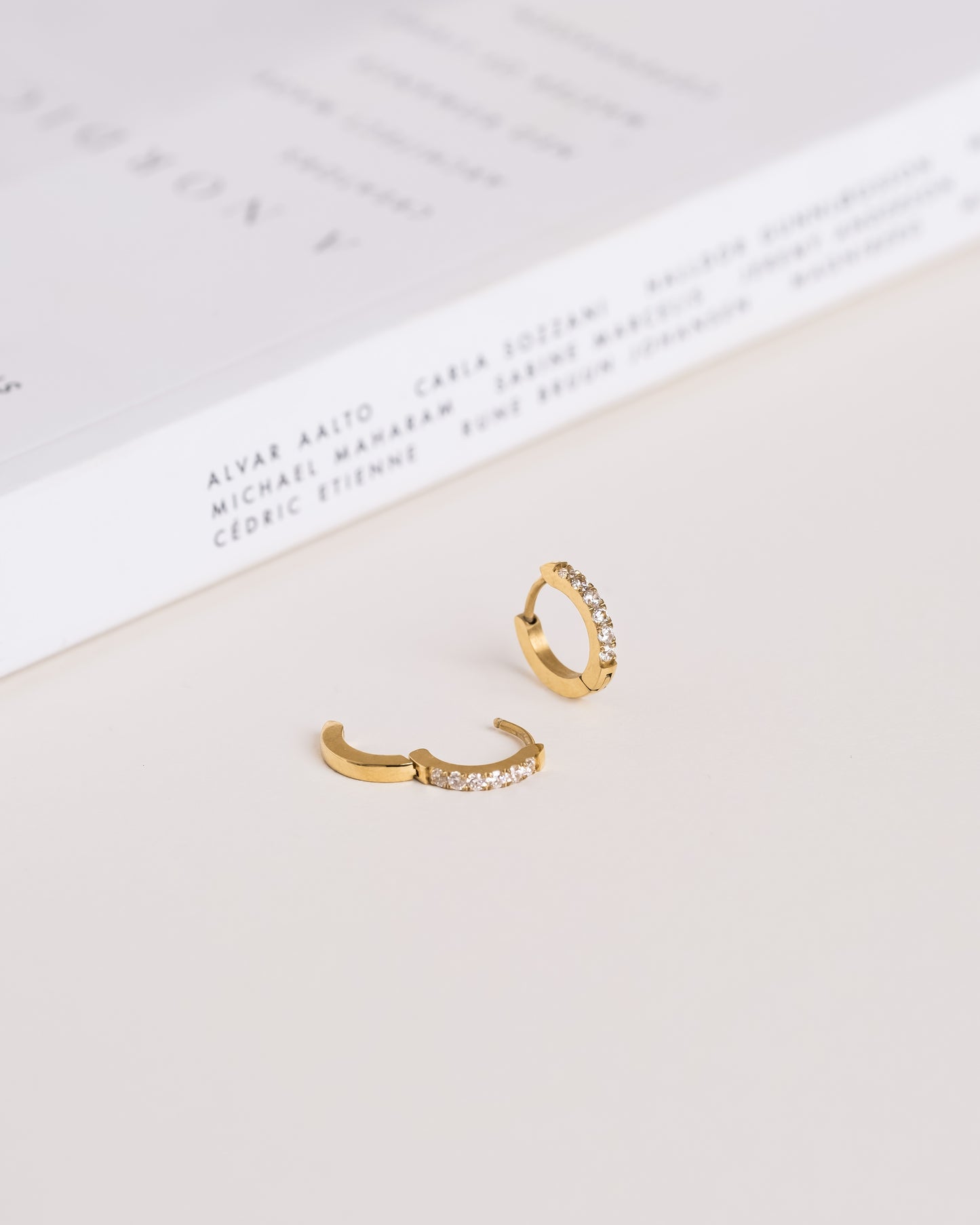 Shiny Gold Hoops Small