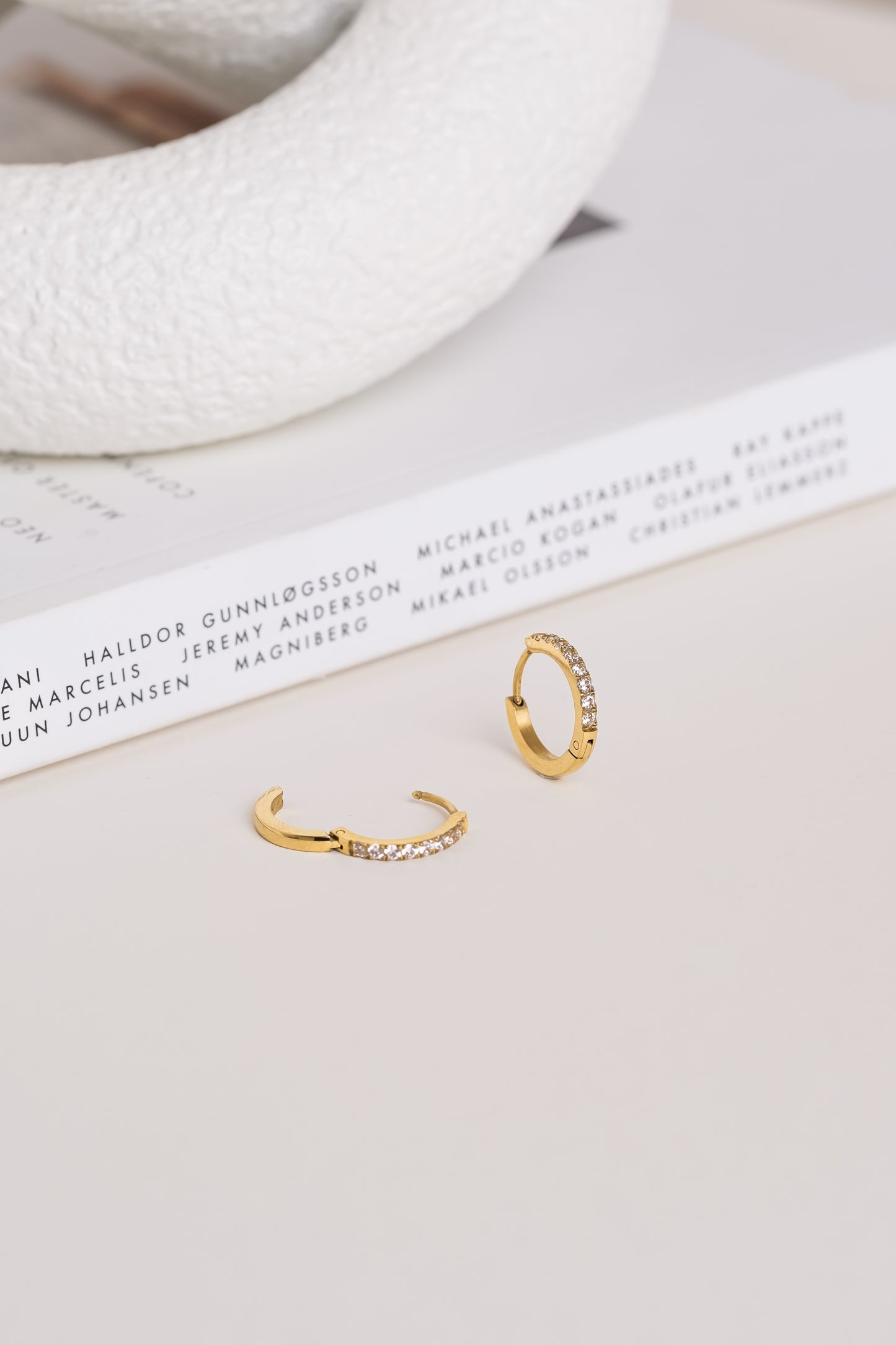 Shiny Gold Hoops Medium