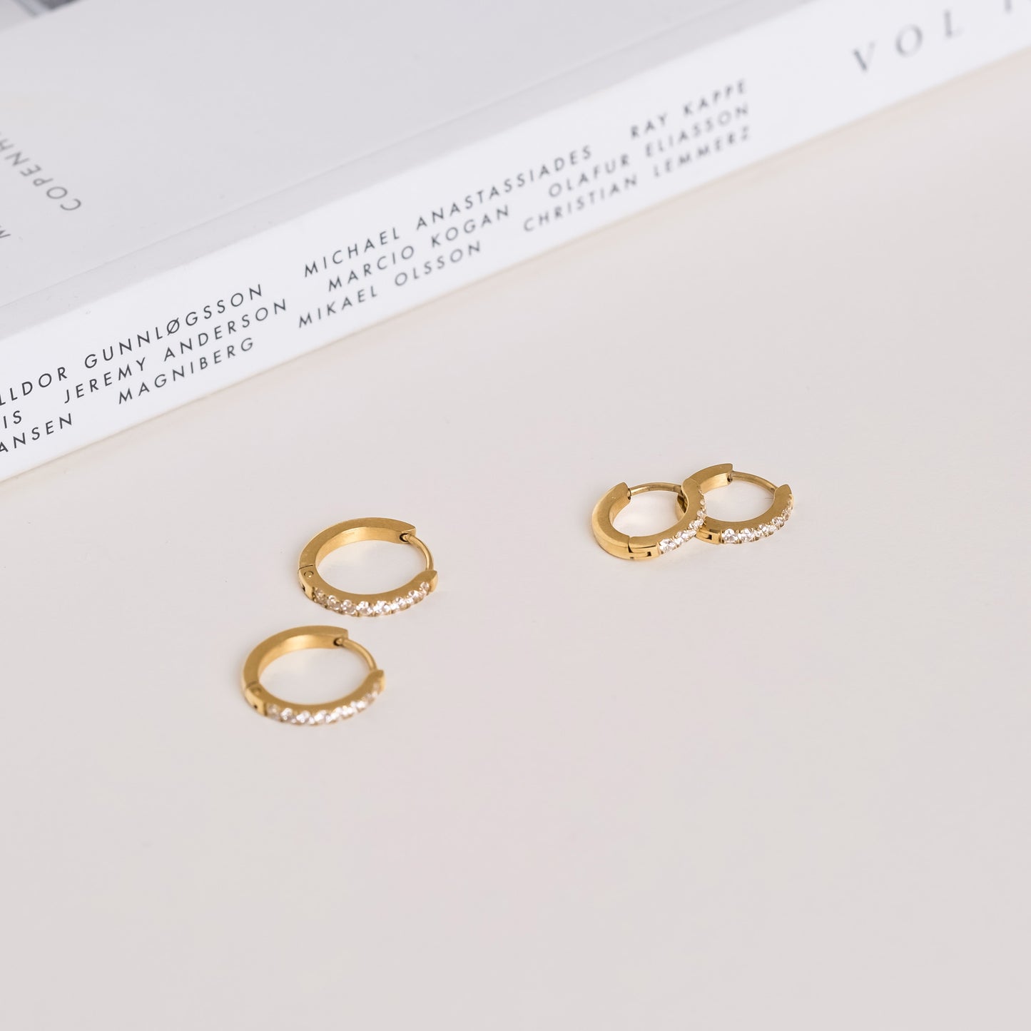 Shiny Gold Hoops Medium