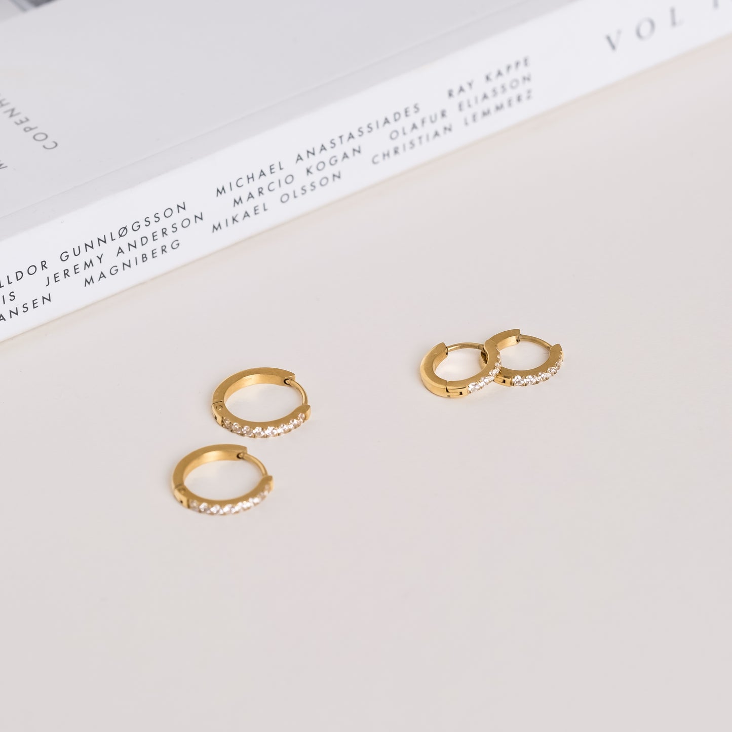 Shiny Gold Hoops Medium