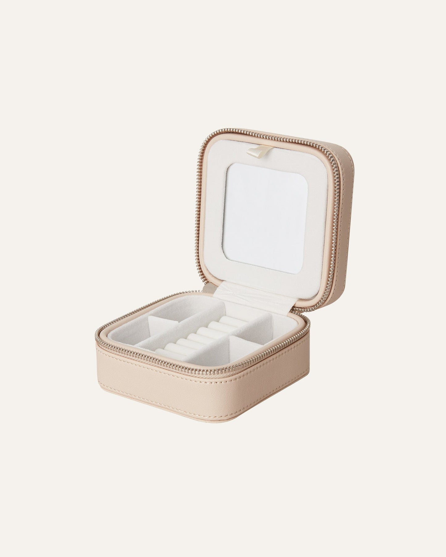 Free Jewelry Case Small Beige