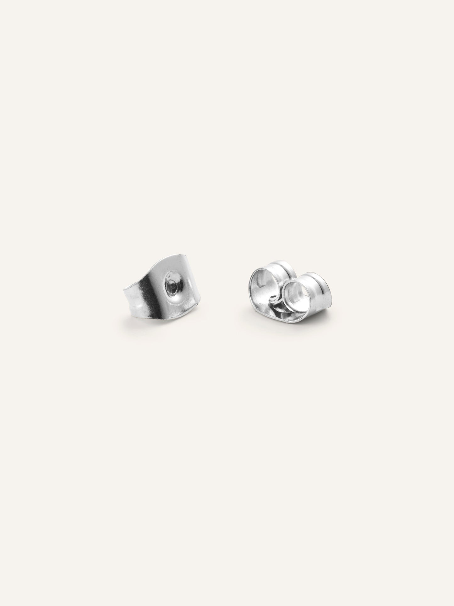 Belle White Medium Studs