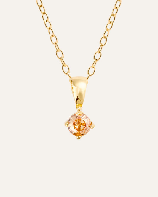 Jolie Gold Necklace - Champagne