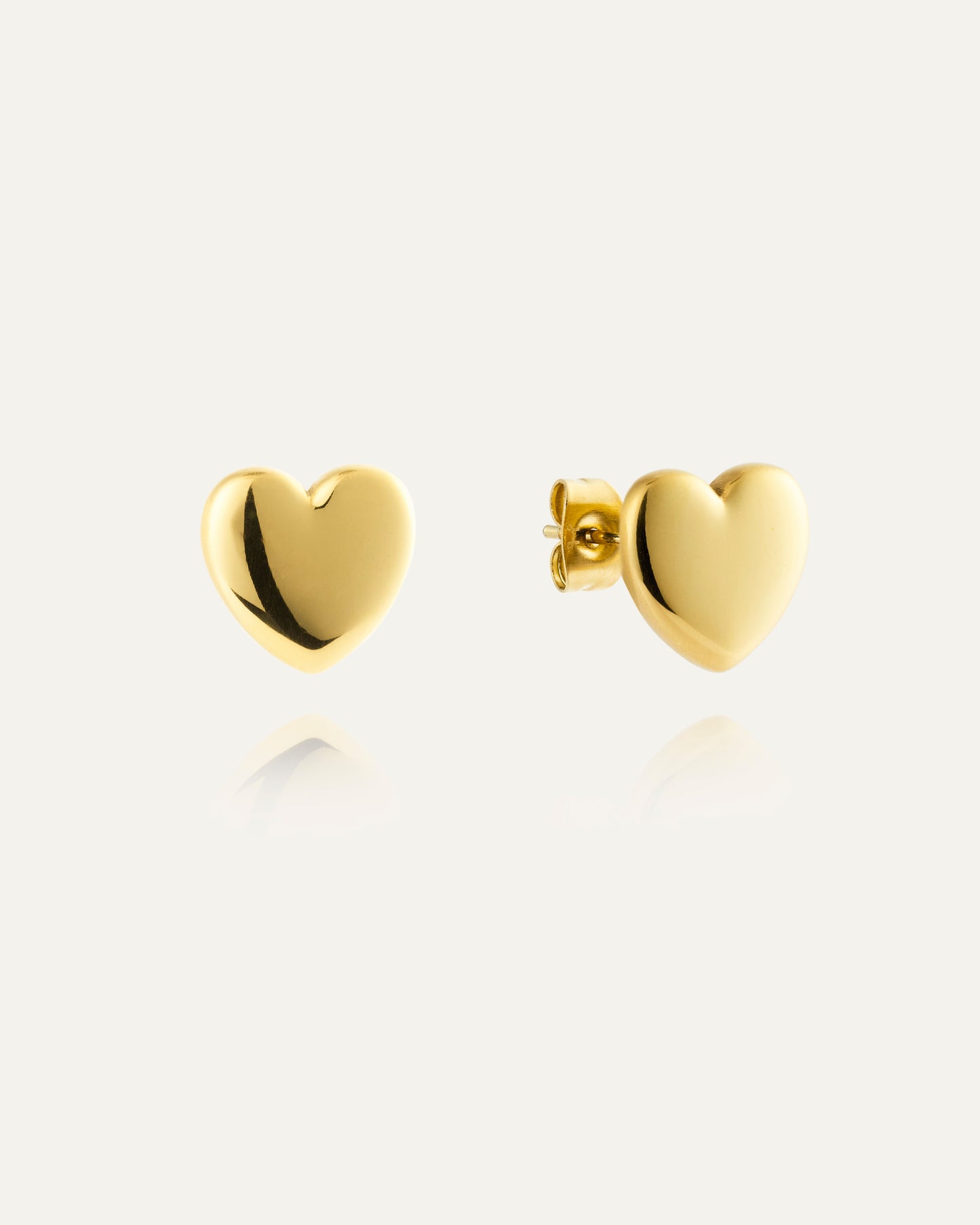 Love Gold Large Studs