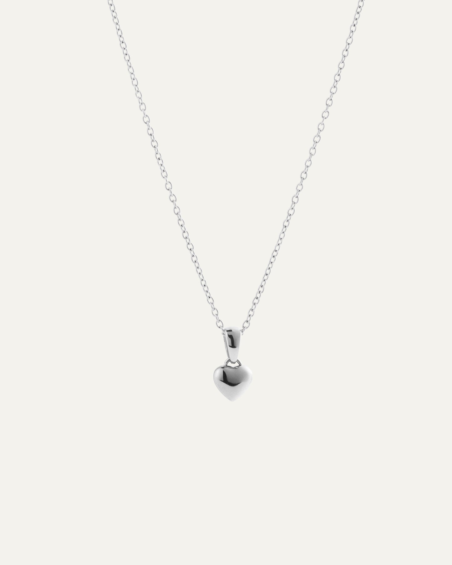 Sweetheart Steel Medium Necklace