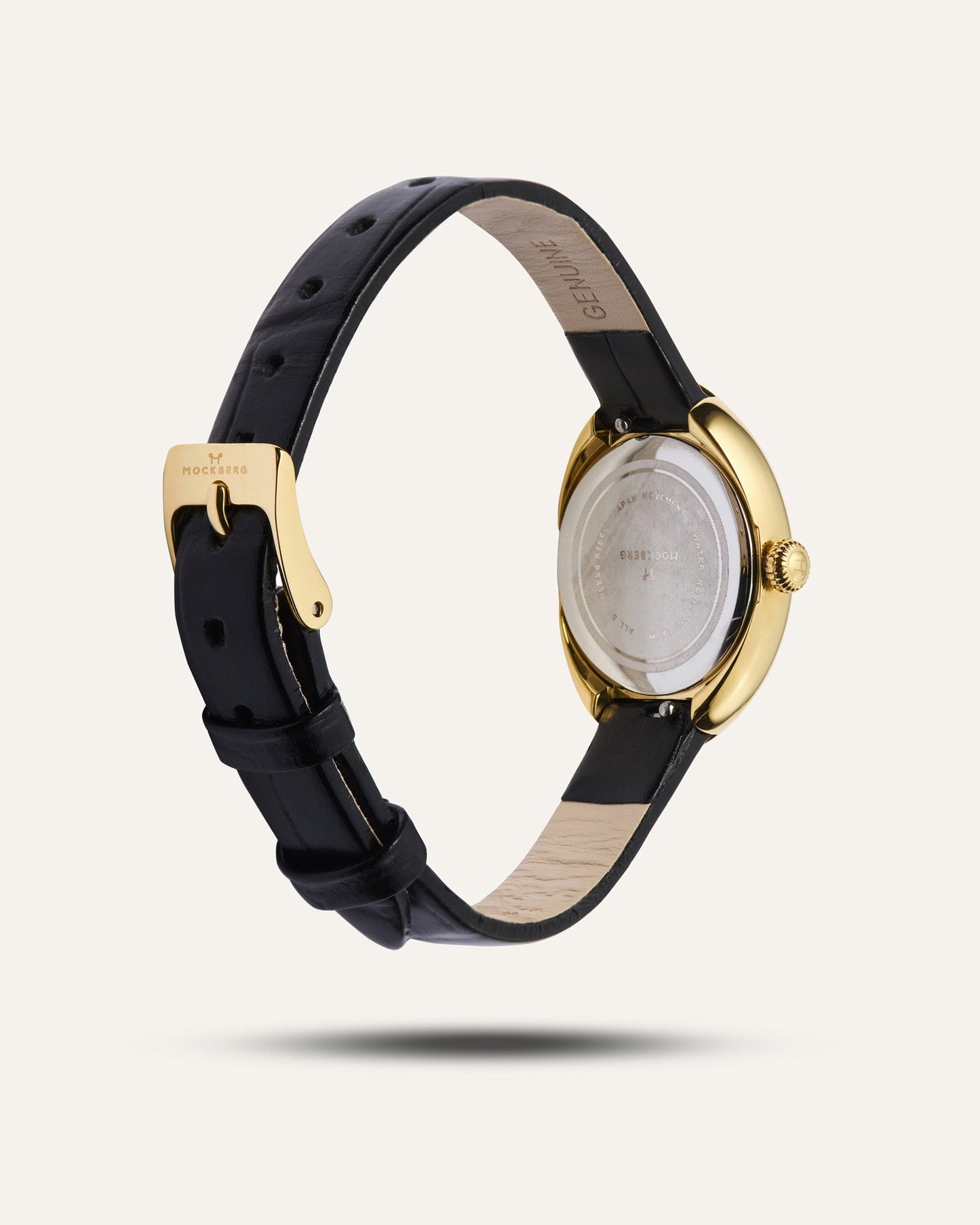 Belle Oval Leather Watch