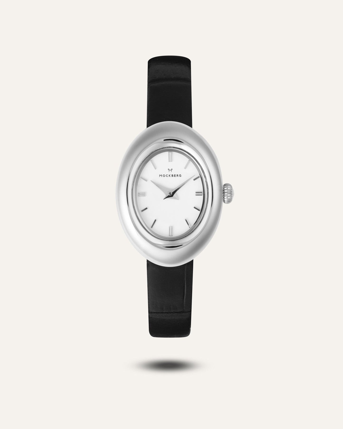 Belle Oval Leather  Watch