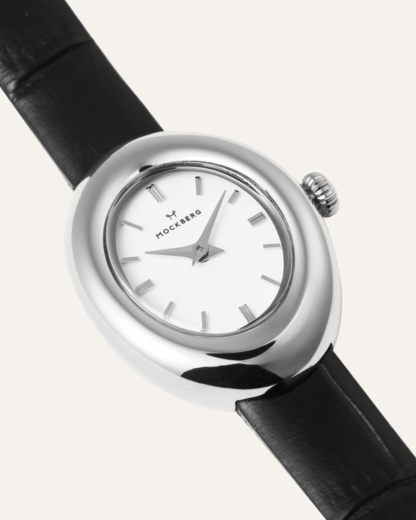 Belle Oval Leather  Watch