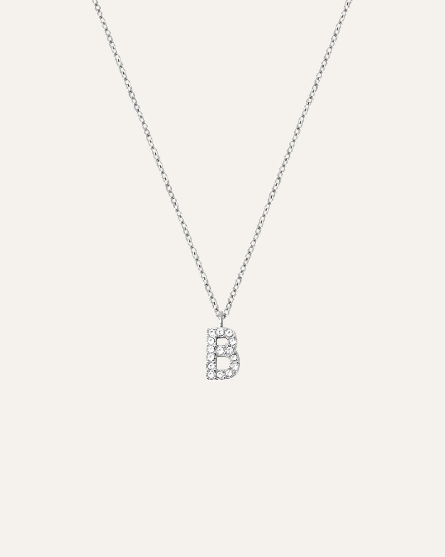 Petite Stone Letter Necklace