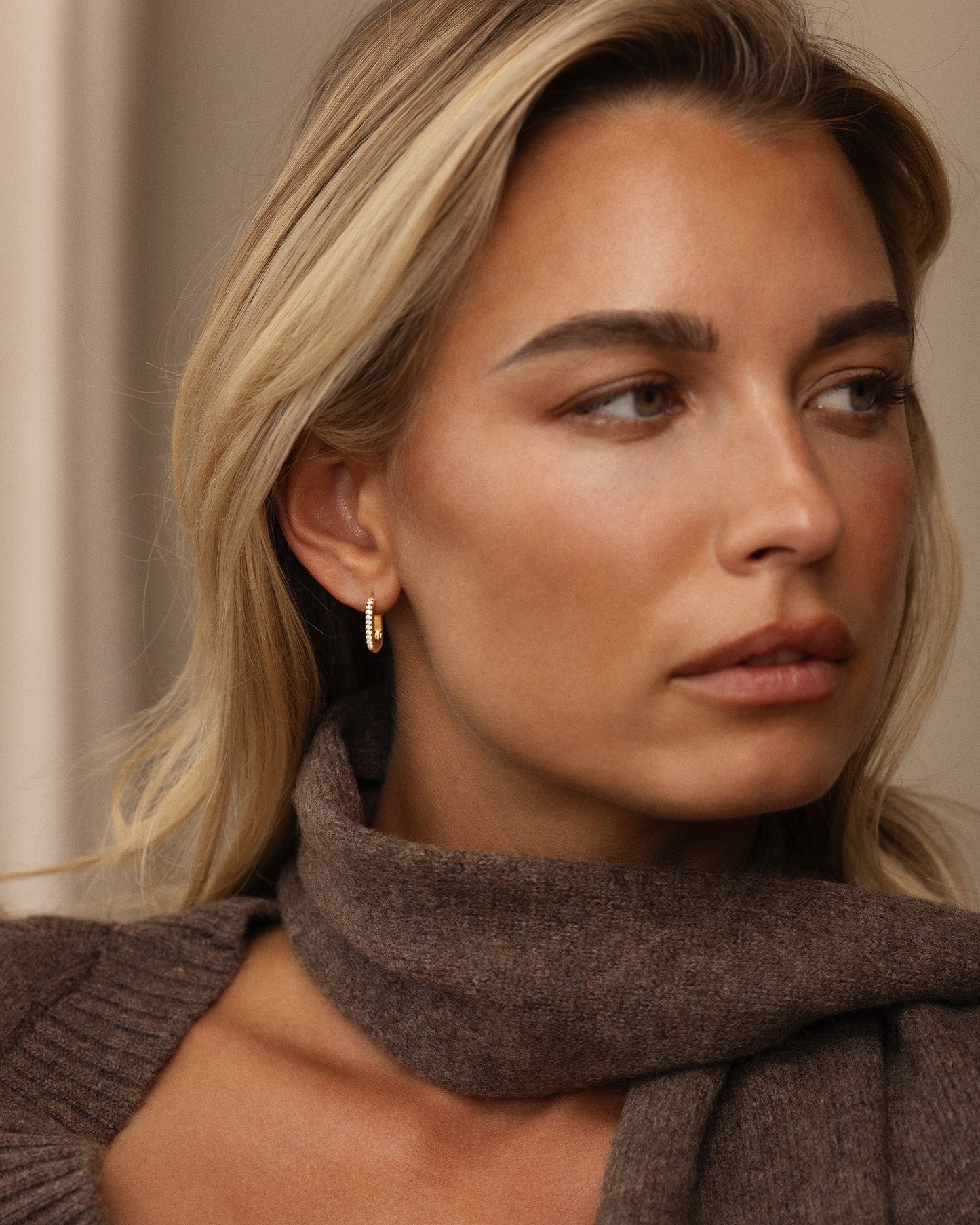 Sparkle Small U-Hoops