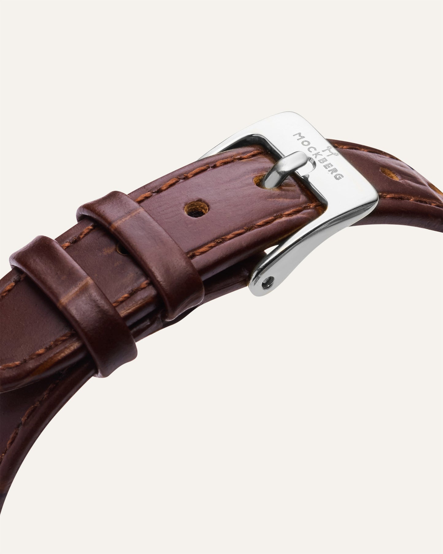 Strap Timeless Brown Leather Silver + sprint