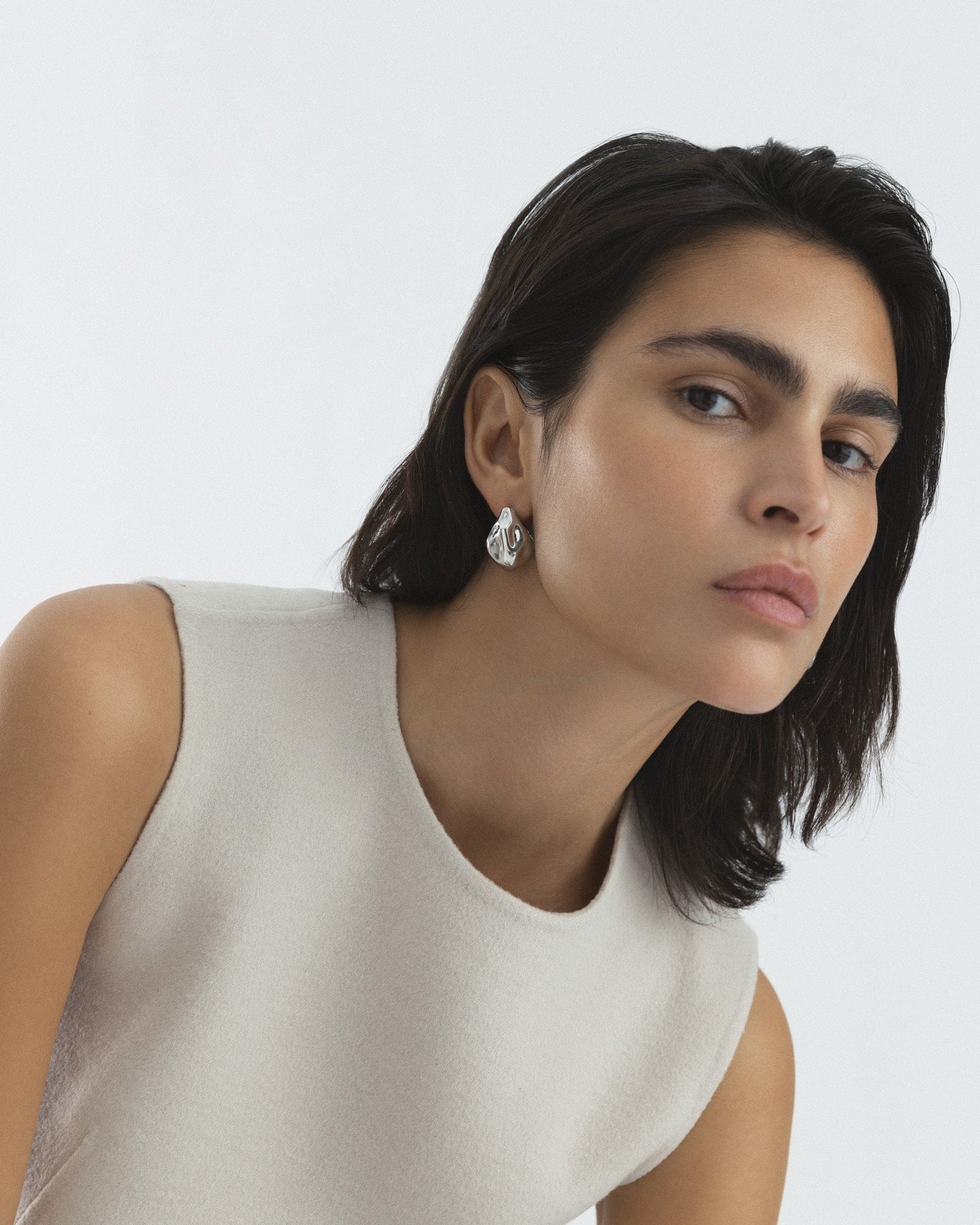 Wavy Bolded Drop Earrings