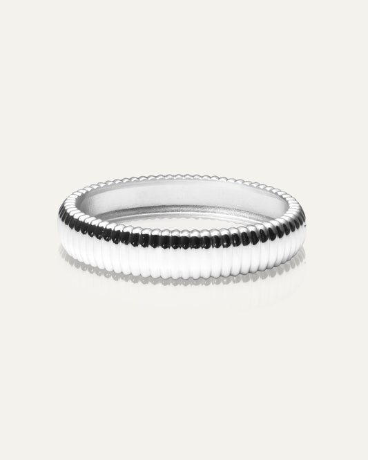 Retro Ribbed  Bangle