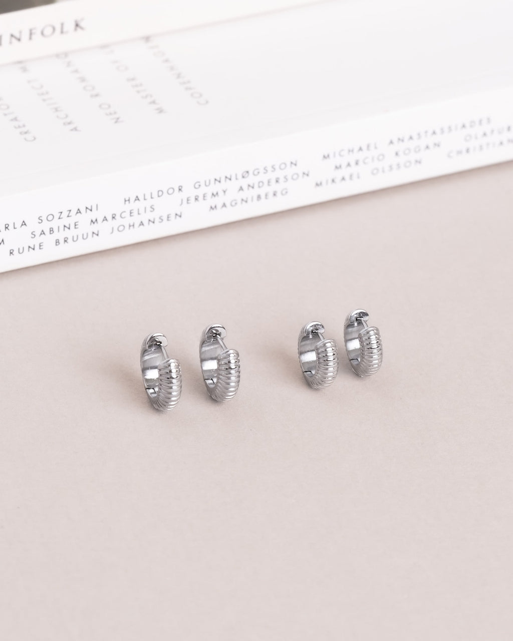 Ribbed Hoops Small
