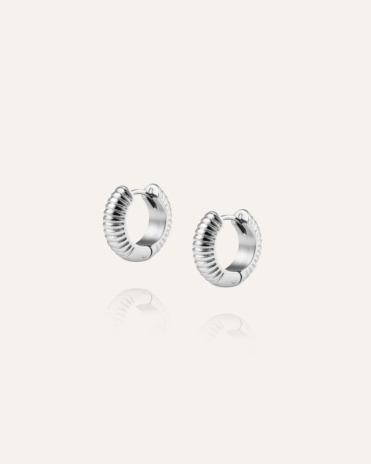 Ribbed Hoops Small