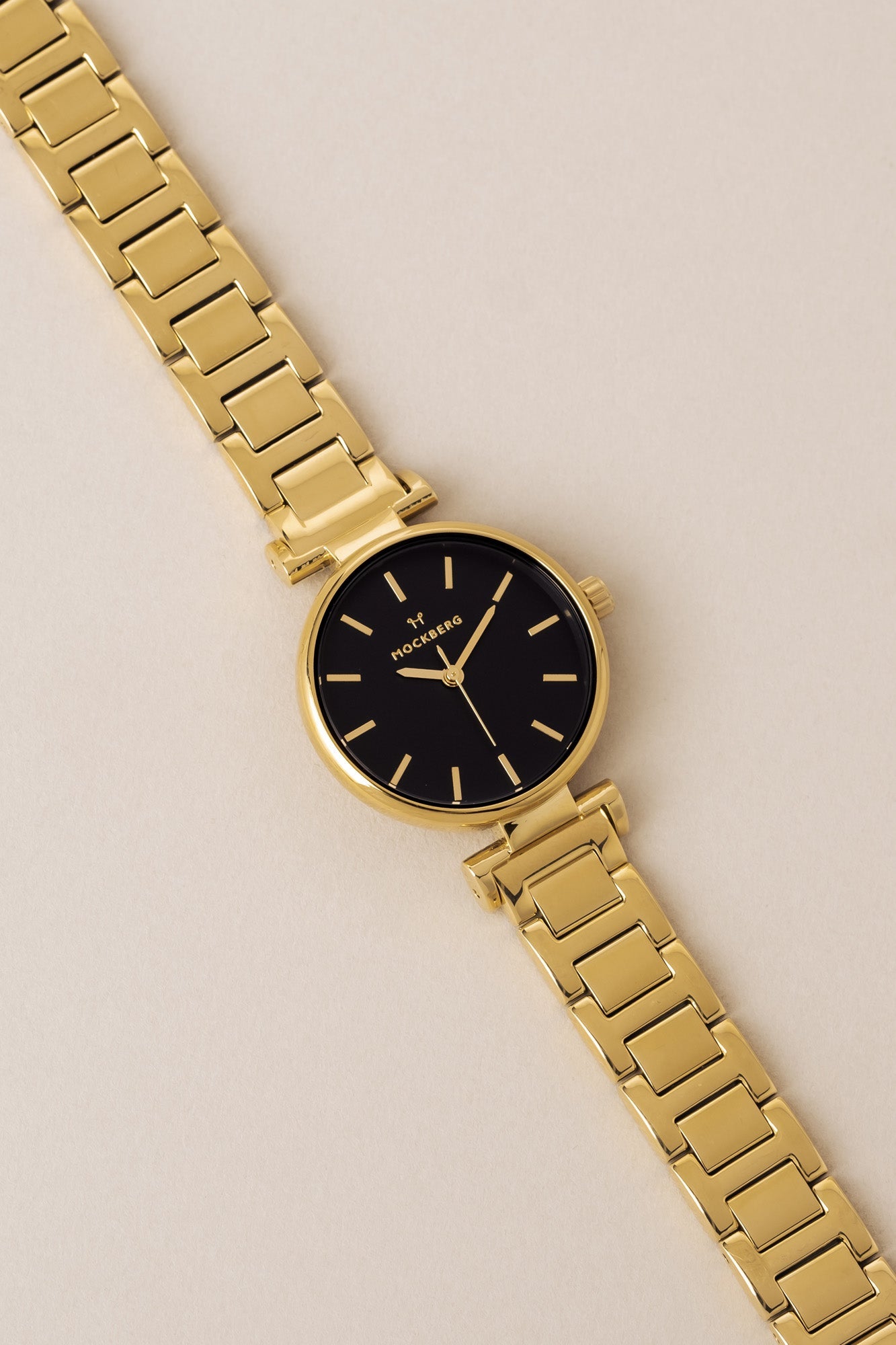 MODEST LINKS 28 mm Gold black dial