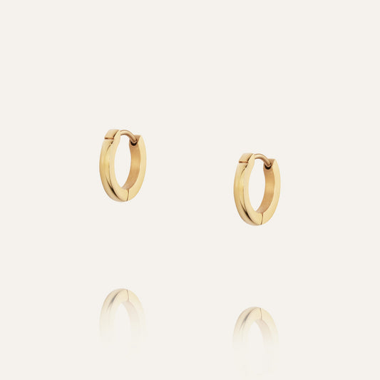 Classic Gold Hoops Small