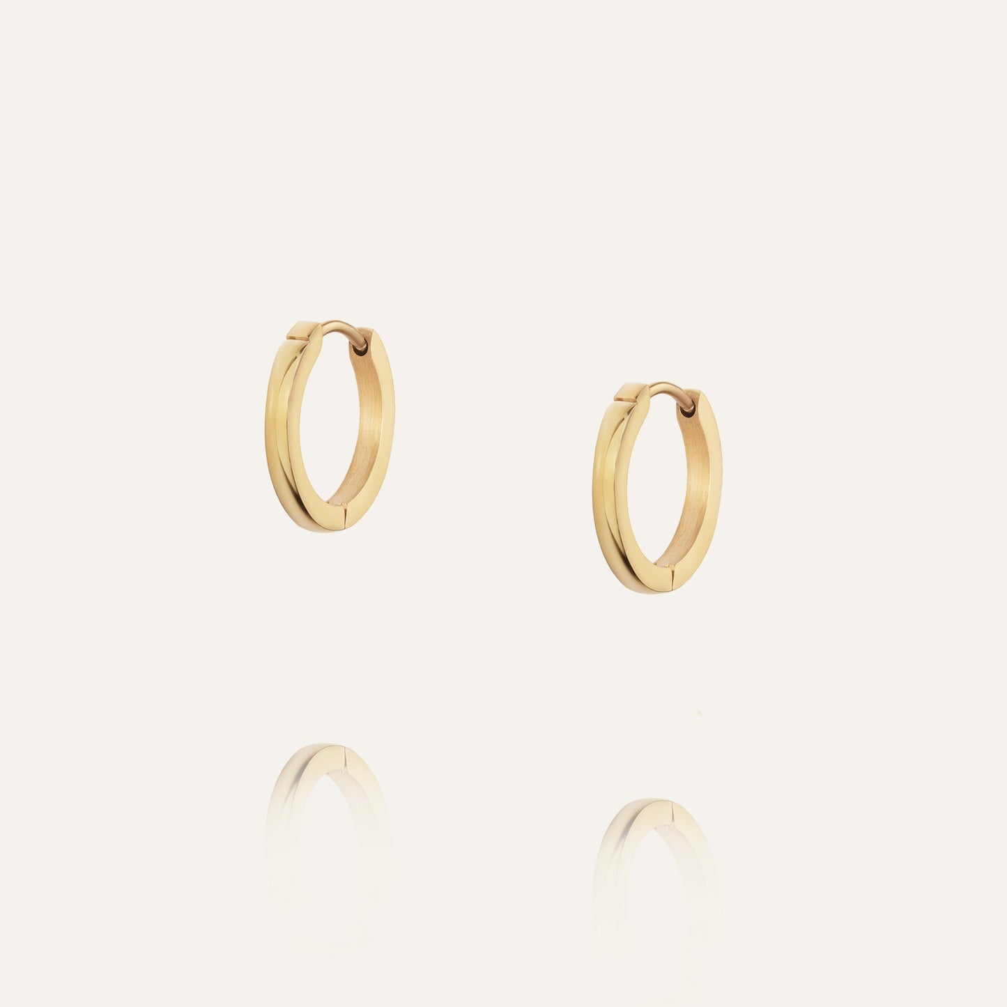 Classic Gold Hoops Medium