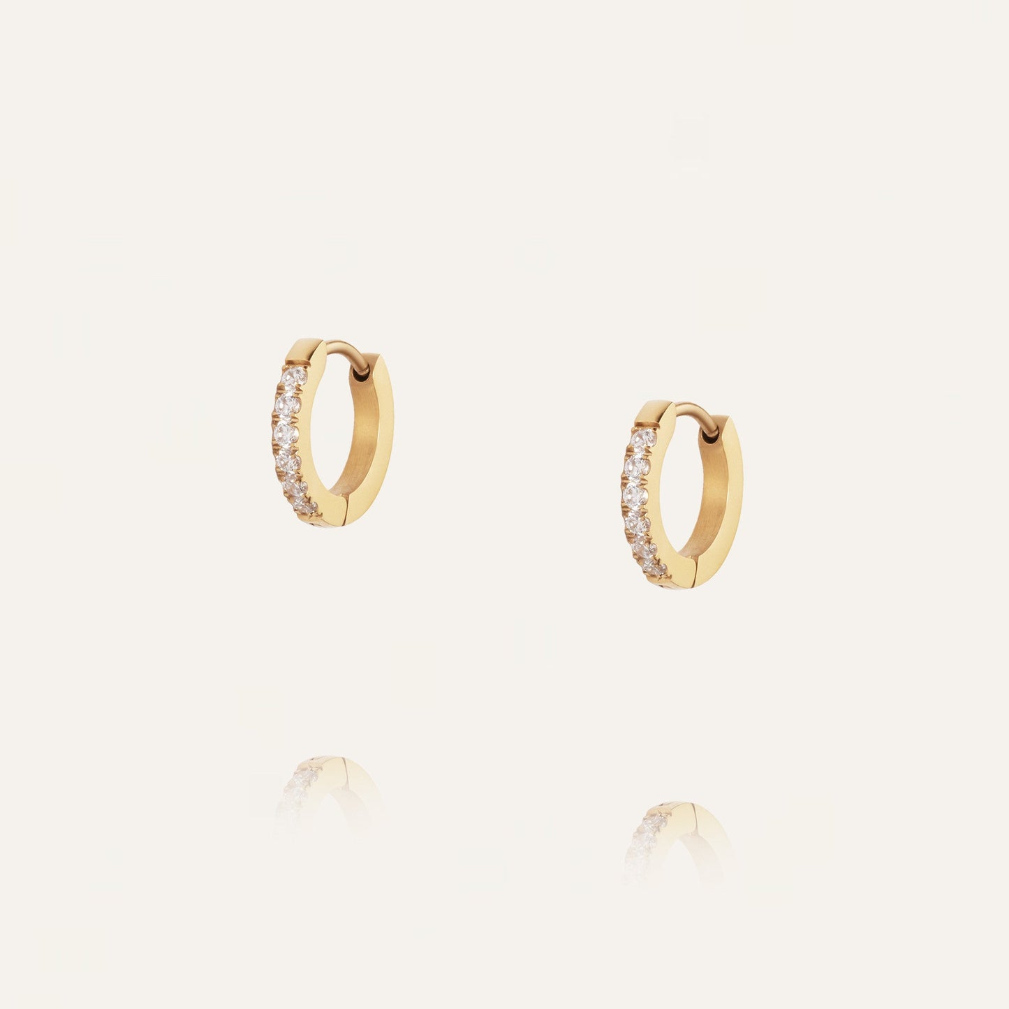 Shiny Gold Hoops Small