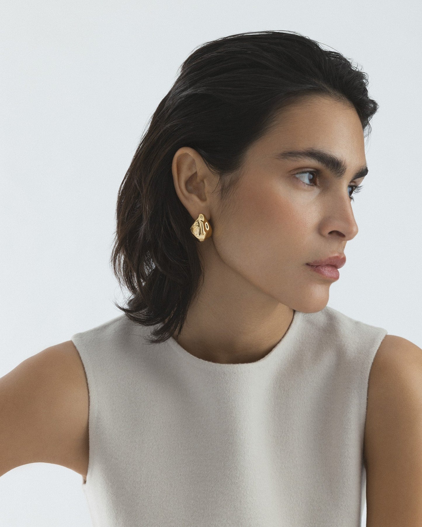 Wavy Bolded Drop Earrings