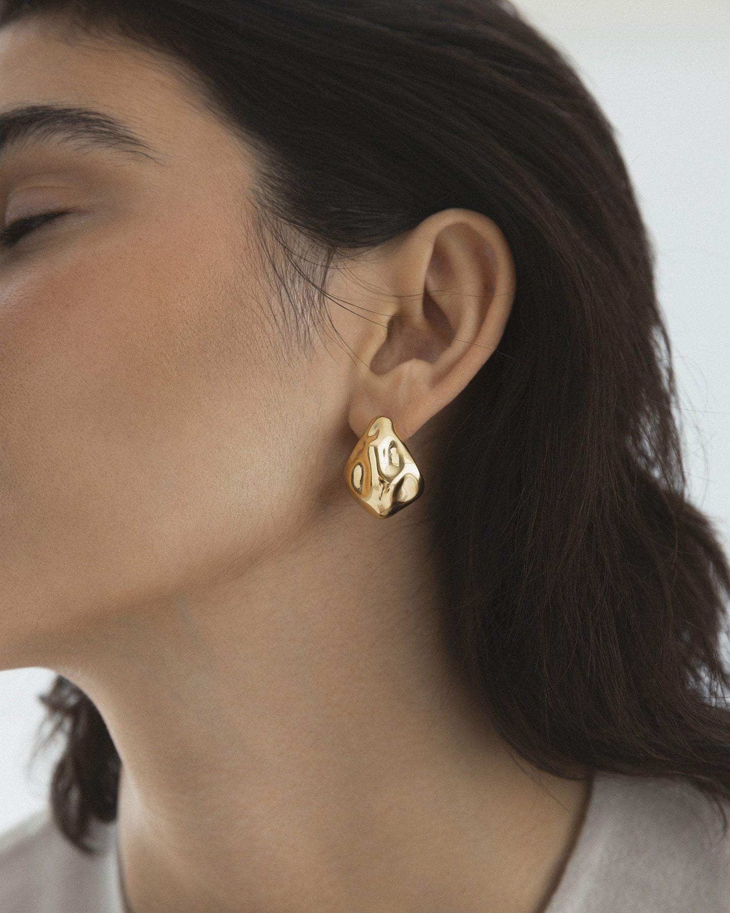 Wavy Bolded Drop Earrings