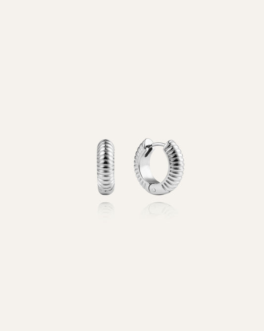 Ribbed Hoops Medium