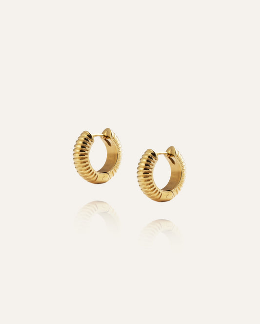 Ribbed Hoops Small