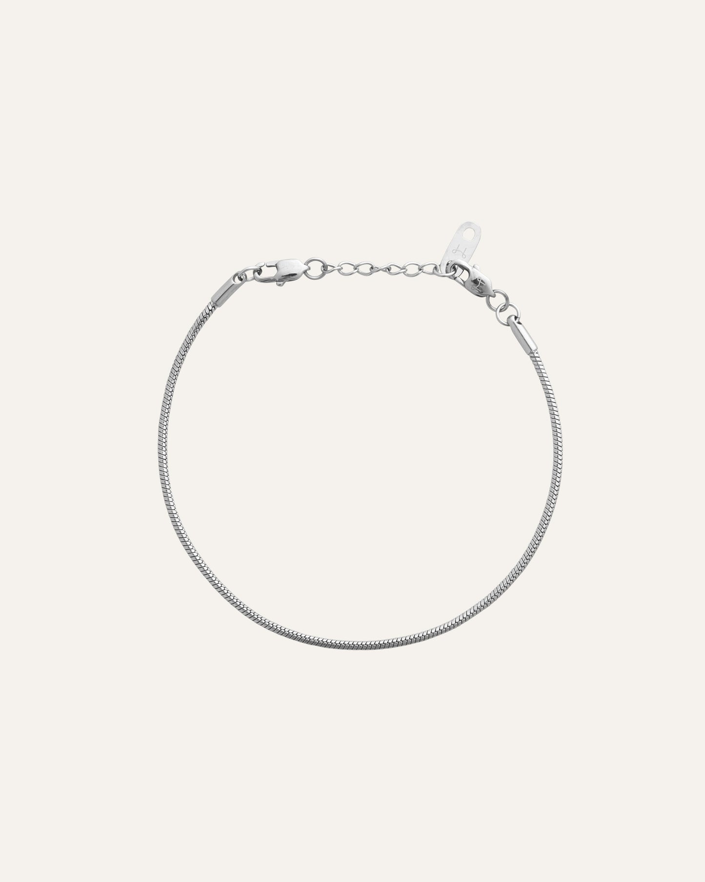 Snake Chain Bracelet Silver